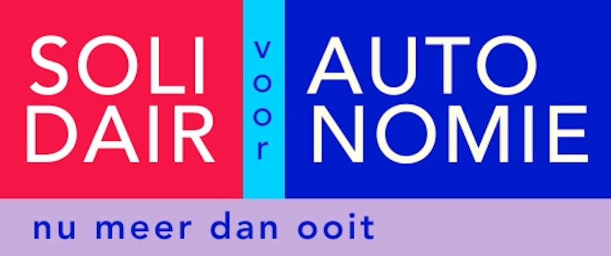 Solidair voor autonomie banner