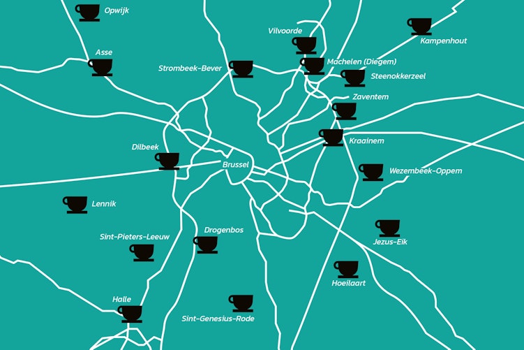 Cafe Combinne locaties 2025