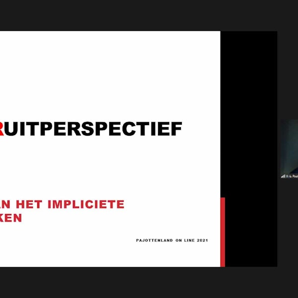 Online lezing met mobiliteitsexpert Kris Peeters.
