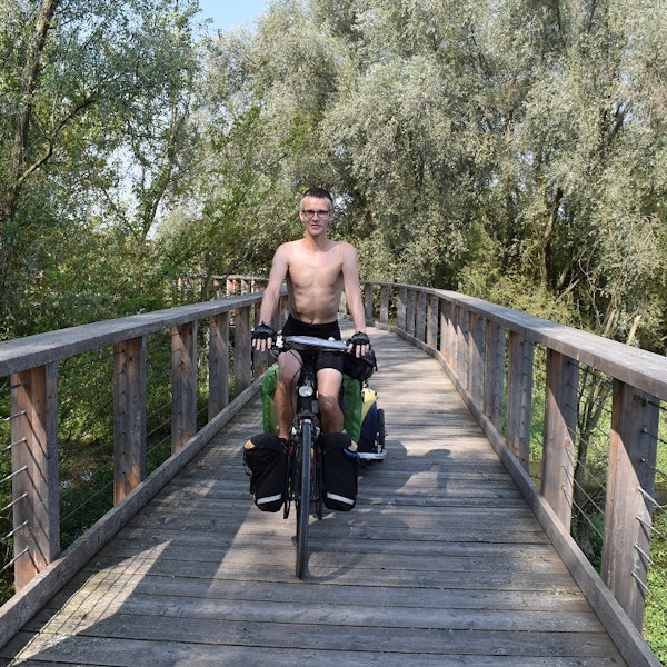 20190826 Wouter op de fiets