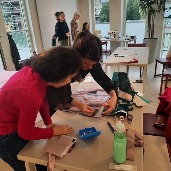 Maak een rugzak van een oude vlag 2