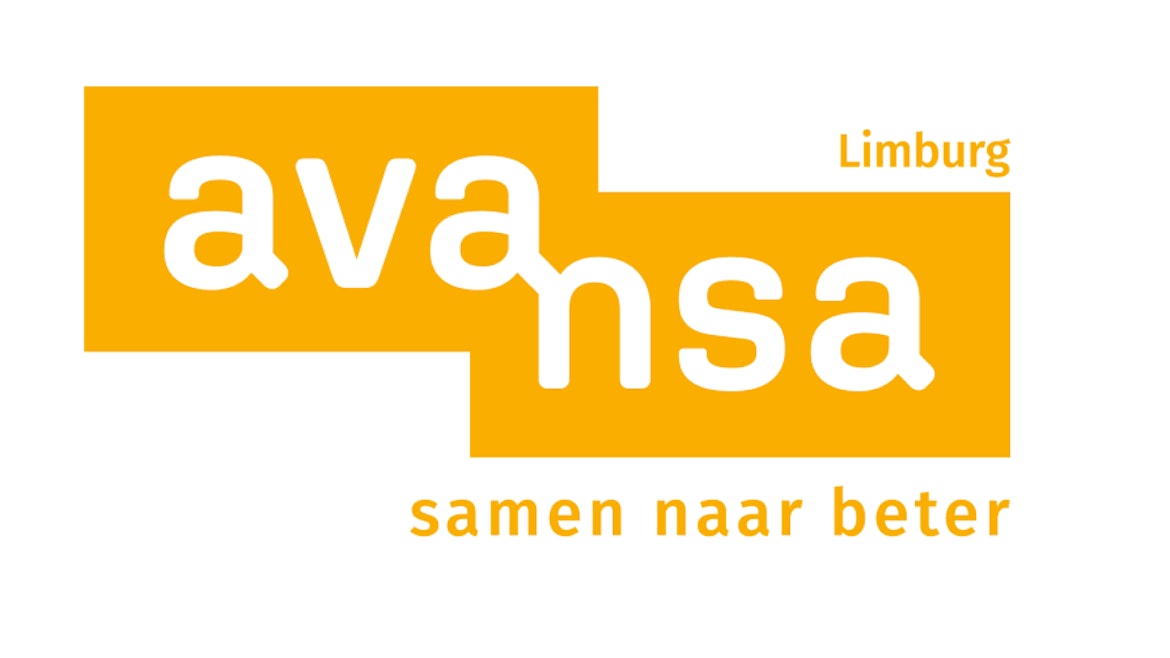 Logo licht oranje op wit