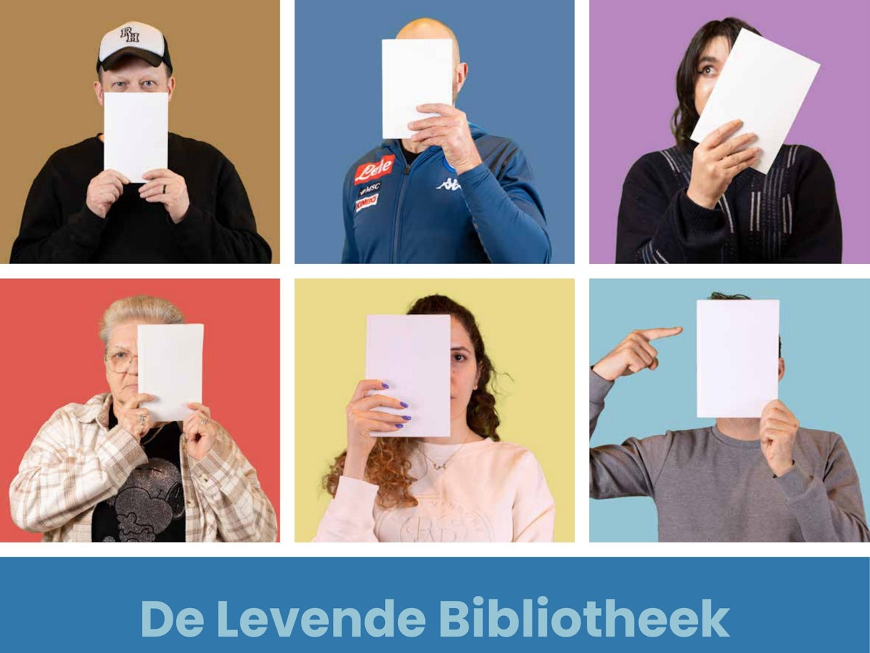 Campagnebeeld Levende Bibliotheek 2024 6 kopjes