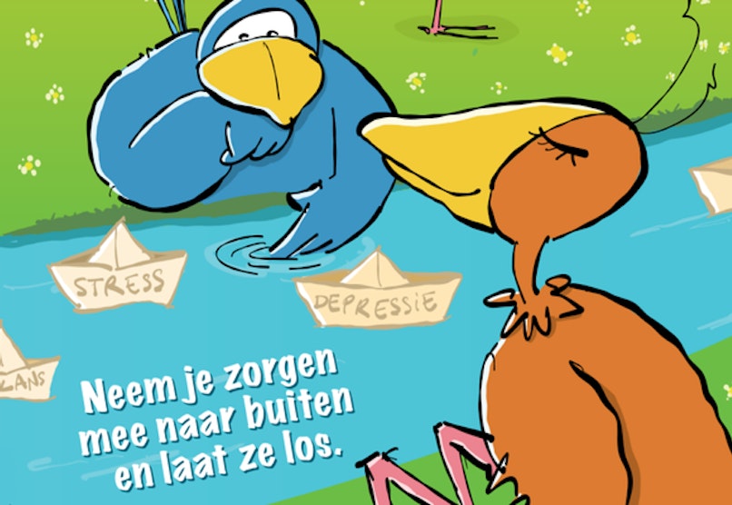 Home afbeelding mentaal welzijn in de natuur