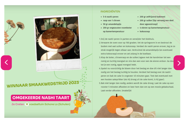 Teaser voedselbosrecepten