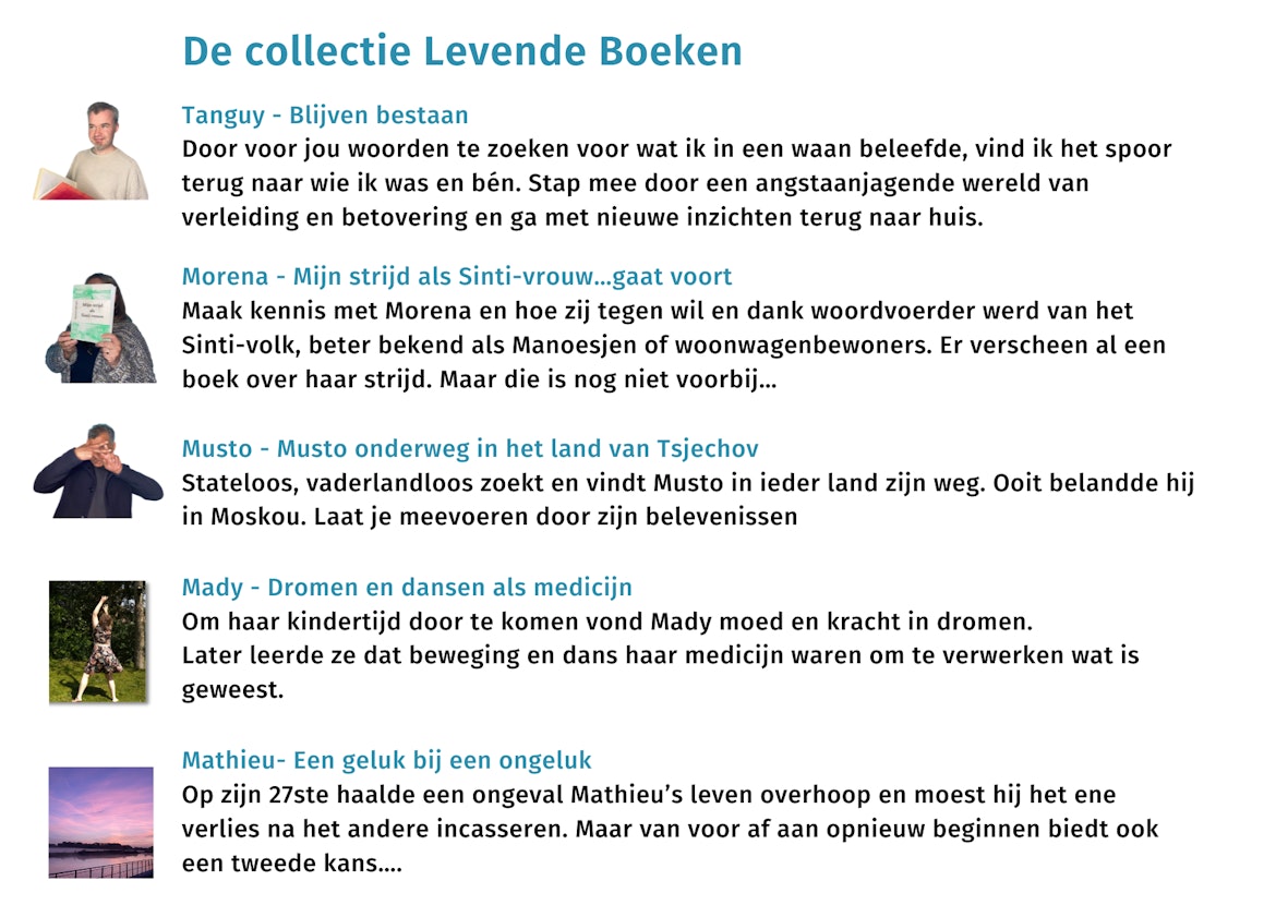 Aparte tekstjes collectie levende boeken deel 1