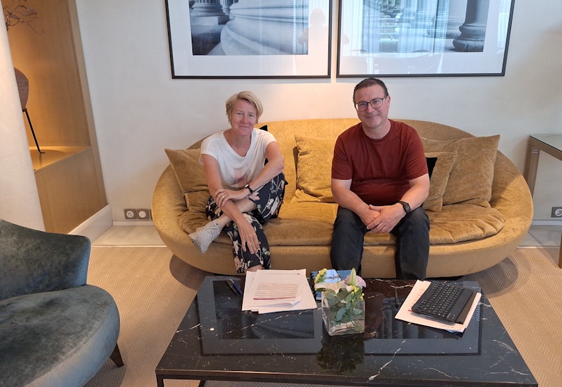 Stefaan en kathleen in Athene