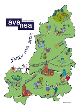 Illustratie nieuwe regio magazine vj2025