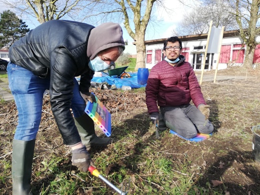 Tallad en Carlos wieden vlijtig verder