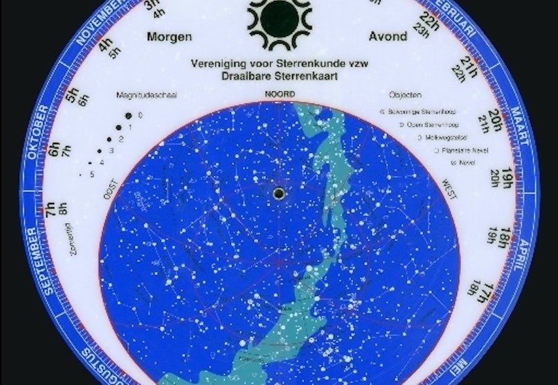 Draaibare sterrenkaart