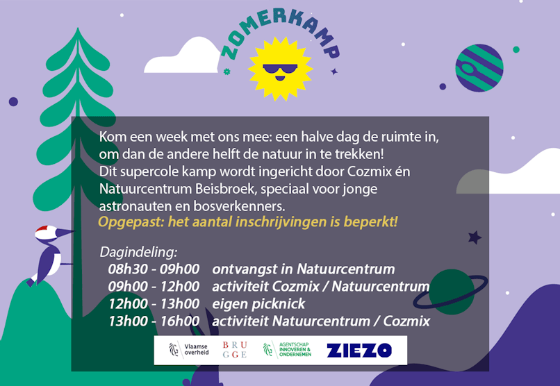 Zomerkamp 26 planning website ziezo