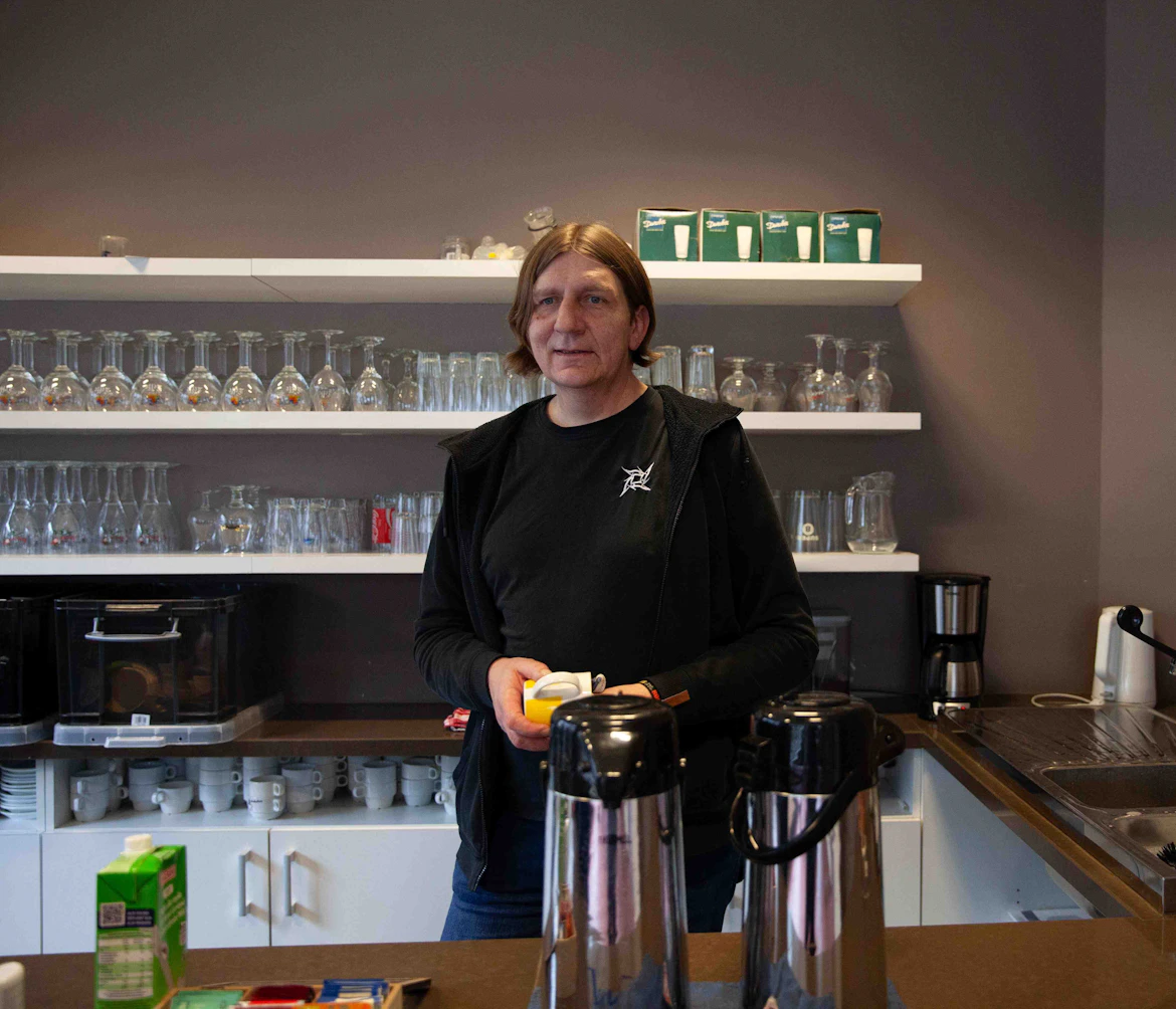 Brake Out Vrijwilliger Christophe verkleint